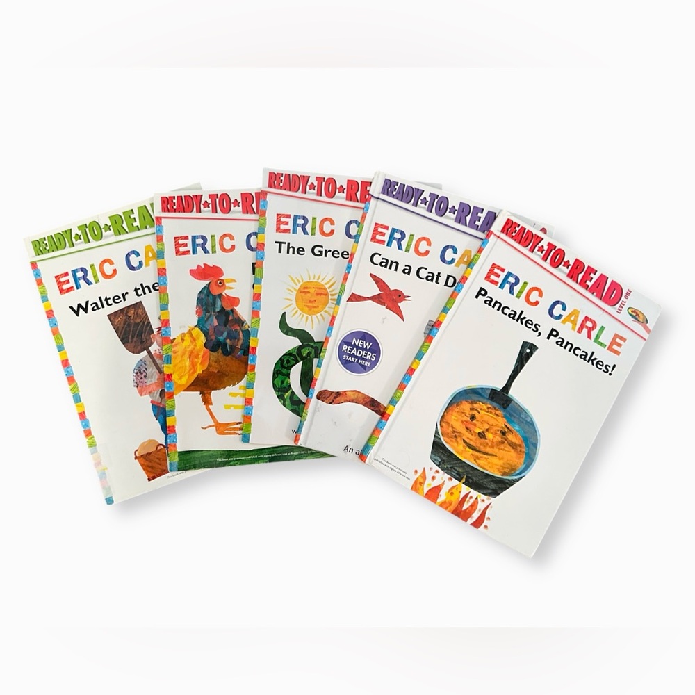 Eric Carle Ready to Read Book Lot of 5 Early Reader Books